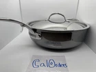 Hestan 5QT Essential Pan Nanobond Titanium Stainless Steel. Made Italy. Used. Price: $250.00.