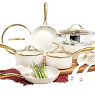 Gotham Steel 15 Pc Ceramic Cookware Set, Pots And Pans Non Stick ... New. Price: $215.62.