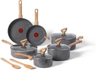 T-fal Revive Ceramic Cookware Sets, Pots And Pans Nonstick, (12 Pieces), New. Price: $181.99.