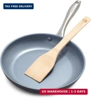 Greenpan Lima Hard Anodized 10" Frying Skillet, Wood Spatula, Ceramic Nonsti New. Price: $61.48.
