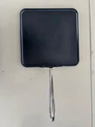 All-clad 11" Square Griddle Pan/skillet, Flat Non-stick Hard Anodized Metalcraft Used. Price: $35.00.