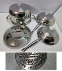 Kirkland Italy Signature Copper Core 8.5 Qt Stock Pot & 2 Frying Pan Made Used. Price: $249.01.