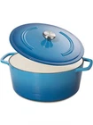 Chef Power 6QT Enameled Cast Iron Dutch Oven With Lid Blue New. Price: $50.00.