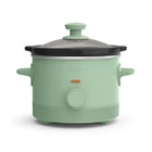 Bella 1.5 Qt Slow Cooker With 3 Heat Manual Control, Quarts, Seaglass New. Price: $32.22.