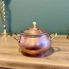 Vintage O.d.i Solid Copper Potpourri Warming W/ & Brass Handles Used. Price: $50.00.