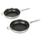 Chef Jet Tila 2-PACK Interlocking 10" Hybrid Ceramic Nonstick Skillets New. Price: $64.99.