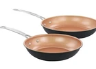 Gibson Home Chestnut 2 Piece Nonstick Carbon Steel Frying Pan Set 8IN/ 10IN Nwt New. Price: $20.00.