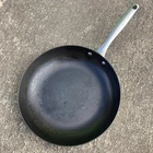 Brandani Hard Nitriding 12 Cast Iron Frying Pan Good Condition Steel Handle Used. Price: $59.99.