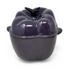 Creuset Cassis Purple Bell Pepper Cast Iron Enamel Casserole Dutch Oven 2.25Q Used. Price: $399.95.