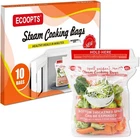 10 Cooking Bags Microwave Steamer Widen The Bottom Stand Upright Zip New. Price: $14.90.