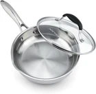 Avacraft 8 Inch Tri-ply Stainless Steel, Silver New. Price: $84.09.
