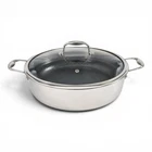 Hexclad Hybrid 7-QUART Saut Pan/chicken Fryer W/tempered Glass Lid Brand New. Price: $158.95.