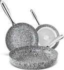 Michelangelo Frying Pans Set With 100% Apeo & Pfoa-free Stone Non Stick Coating, New. Price: $116.36.