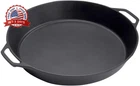 Lodge Seasoned Cast Iron Skillet 17 Inches Features 2 Loop Handles Pre-sea New. Price: $113.59.