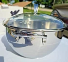 Nos Princess House 6714 2 Piece 8 Quart Stainless Steel Braiser Cookware Usa New. Price: $169.99.