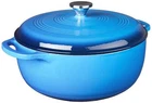 Lodge 7.5 Quart Caribbean Blue Enameled Cast Iron Dutch Oven Cookware New. Price: $128.39.