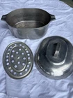 Wagner Ware Sidney Magnalite 8 Qt Roaster Pan Dutch Oven 4265-P Lid & Trivet Used. Price: $184.46.