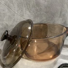 Vintage Pyrex / Visions Amber Glass 2.5L Saucepan Pot V-2.5-C Matching Lid Usa Used. Price: $25.00.