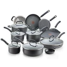 T-fal Ultimate Hard Anodized Nonstick Cookware Set 17 Piece, Oven Broiler Saf... New. Price: $324.63.