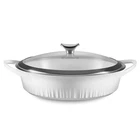 Corningware Quickheat 4-QT Cast Aluminum Braiser With Lid, Nonstick Ceramic I... New. Price: $64.62.