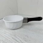 Arcoflam France White Swirl 6 X3 Sauce Pan Pot Removable Handle Princess House Used. Price: $18.99.