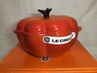 Creuset Orange Flame Pumpkin Dutch Oven Enameled Cast Iron Cocotte 2.25Q New. Price: $259.99.