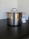 Viking Copper Handle 3-PLY Stainless Steel 8 Quart Stock Pot Glass Lid Nwt New. Price: $120.00.