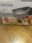 Oneida Stainless Steel Roaster Pan Set 16"X 13 X3" Turkey New. Price: $61.20.