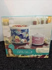 The Pioneer Woman Fancy Flourish Slow Cooker Set 4QT & 0.65QT New In Box. Price: $47.50.