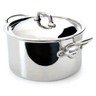 Mauviel M'cook 9.1 Qt. Stainless Steel Stewpan & Lid New. Price: $555.00.