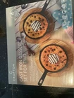 Crofton Cast Iron Dessert Skillet Set For 2 With Pour Spouts & Wood Trivets Nib! New. Price: $18.99.