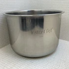 Instapot Genuine 6 Qt. Stainless Steel Inner Replacement Clean Used. Price: $24.00.