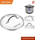 Tempered Glass Lid 7.6-INCH Steam Vent Stainless Steel Handle Cooking Pot New. Price: $33.97.