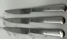 Zwilling J.a. Henckels Stainless Steel Steak Knife Set Lot 3 Brushed Handles Used. Price: $19.50.