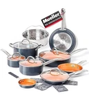 Mueller Ultraclad Copper Piece Cookware Set. MC-14C. Nib New. Price: $99.99.