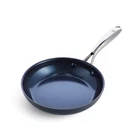Blue Diamond Cookware Hard Anodized Ceramic Nonstick, 8" Frypan Skillet, Gray New. Price: $45.65.