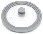 Topulors Universal Lid 9.5-10.5-11IN, Glass Grey Rim New. Price: $25.40.