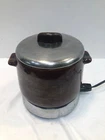 West Bend Electric Bean Pot Heat Rite 3295E Stoneware Crock Metal Lid Quart Used. Price: $12.15.
