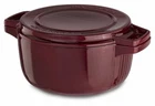 Kitchenaid Cast Iron Professional Cookware KCPI40CRRR Royal Red 4-QT Casserole New. Price: $199.99.