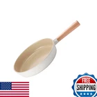 Neoflam Fika 9.5 Inch Nonstick Frying Pan Wooden Handle Induction Compatible New. Price: $73.13.