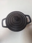 Smith Clark Ironworks Tabletops Unlimited Mini Dutch Oven Cover Cast 10OZ Used. Price: $26.99.