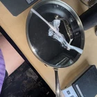 All-clad HA1 10IN Stainless Steel Nonstick Frying Pan Skillet W/ Lid Used. Price: $44.00.