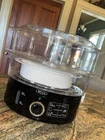 Bella Electric Food Steamer Vegetable Meat Rice Bowl Cooker Model 13872 Used. Price: $25.00.