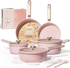Carote Ceramic Cookware Set Nonstick, 14PCS Pots And Pans Non-toxi New. Price: $99.73.