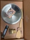 Our Place Titanium Always Pan Pro Chrome 2.9QT / 2.7 Bristle Brush Read Desc New. Price: $102.00.