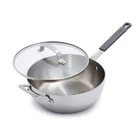 Bobby Flay 3.5QT Chef's Pan Stainless Steel Covered New. Price: $34.99.