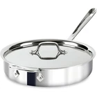 All-clad D3 3-PLY Stainless Steel 3QT Saute Pan With Lid Used. Price: $66.00.