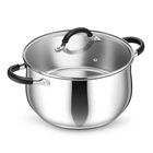 P&p Chef Stainless Steel Stock Pot, 8 Qt Cooking Soup Quarts, Silver. Price: $49.95.