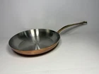 Mauviel 1830 Copper 10 Frying Pan Brass Handle New. Price: $199.90.