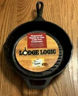 Lodge Logic L8GP3 Pre Seasoned Cast Iron 10-1/4" Round Grill Pan New With Tags. Price: $15.70.